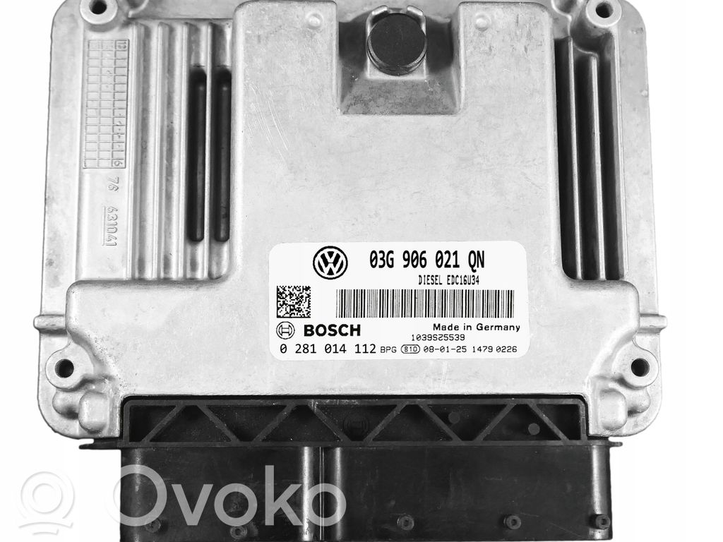 Engine control unit/module   03G906021QN,0281014112