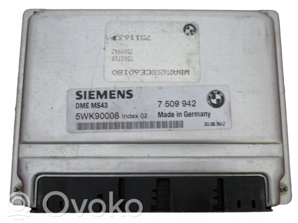 BMW 3 E36 Engine control unit/module 