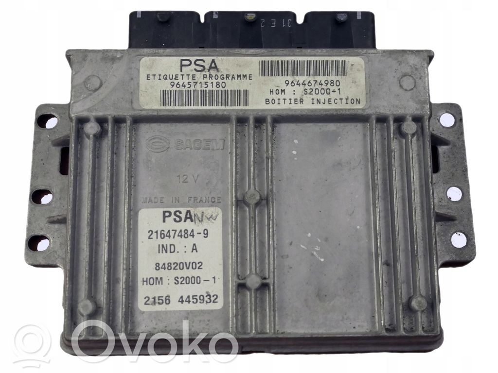 Citroen C5 Engine control unit/module 