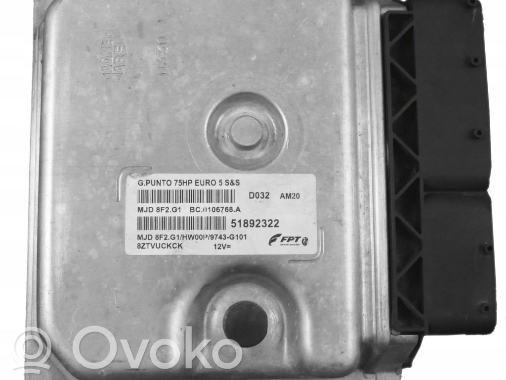 Fiat Grande Punto Engine control unit/module 