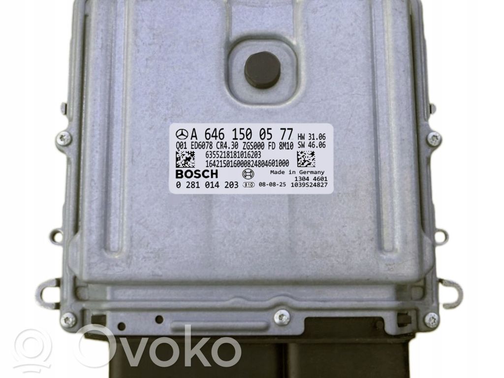 Engine control unit/module   A6461500577,0281014203