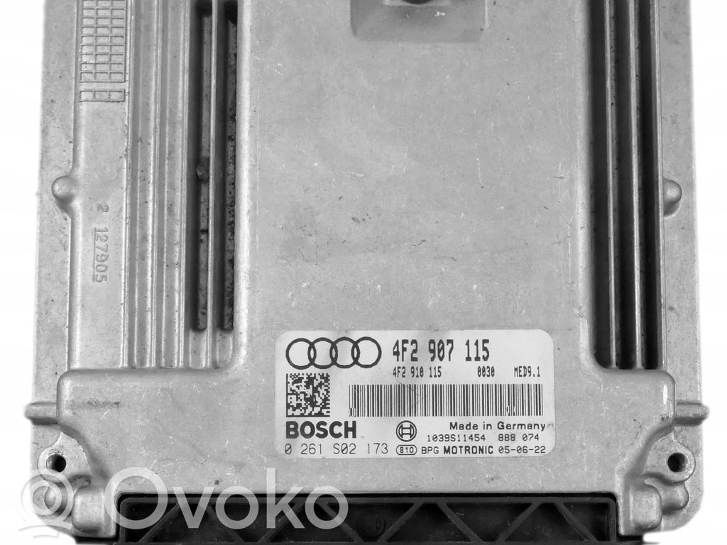 Engine control unit/module   4F2907115,0261S02173