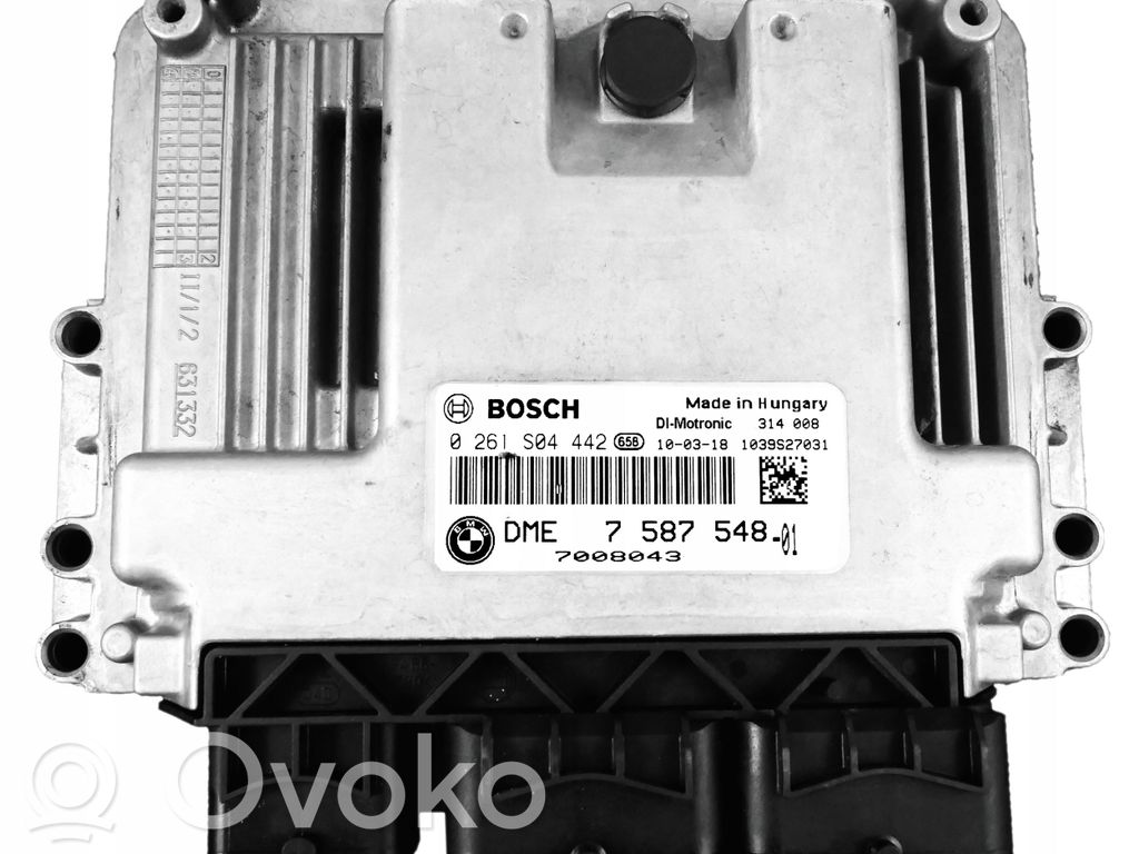 Engine control unit/module   7587548,0261S04442,DME7587548,DME758754801