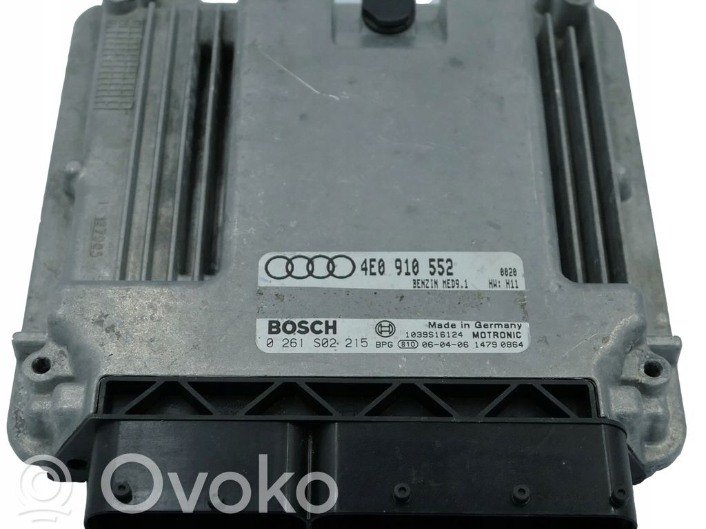 Audi A8 S8 D3 4E Unidad de control/módulo del motor 