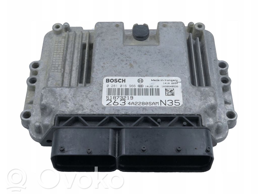 Fiat Doblo Unitate/modul de control motor 