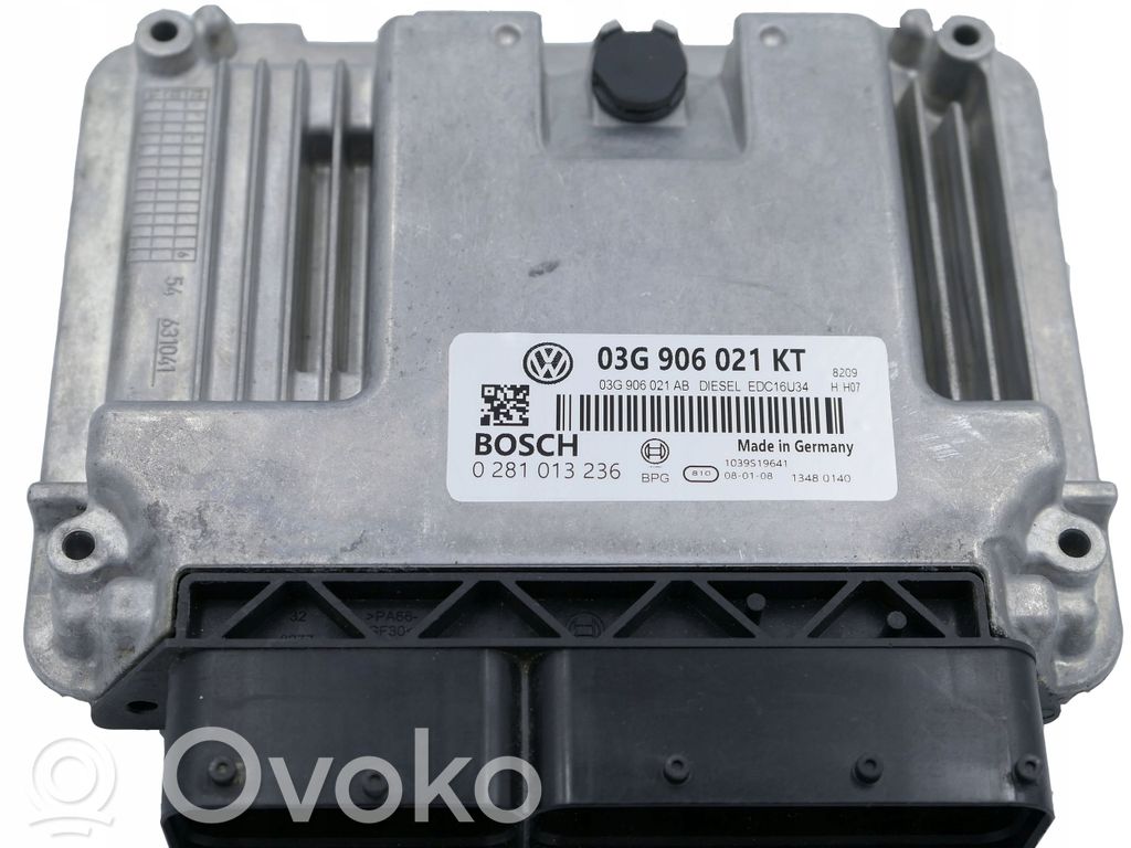 Engine control unit/module   03G906021KT,0281013236