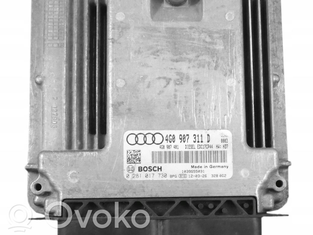 Audi A6 S6 C7 4G Engine control unit/module 