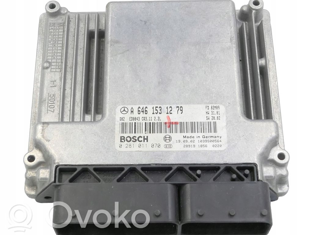 Engine control unit/module   A6461531279,0281011070