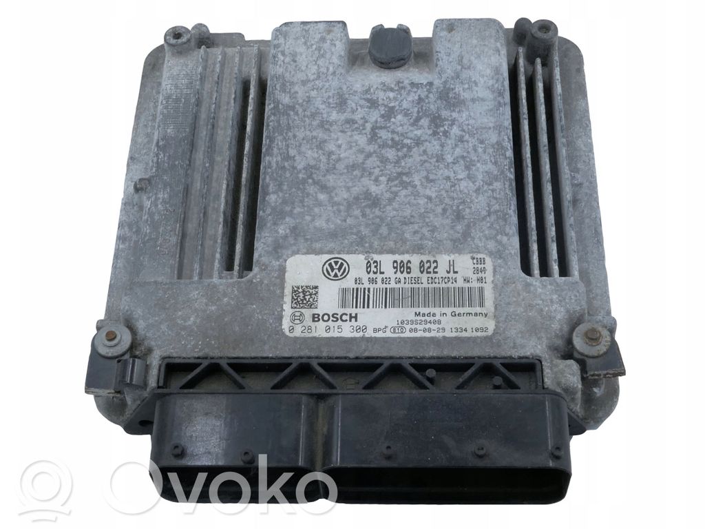 Engine control unit/module   03L906022JL,0281015300