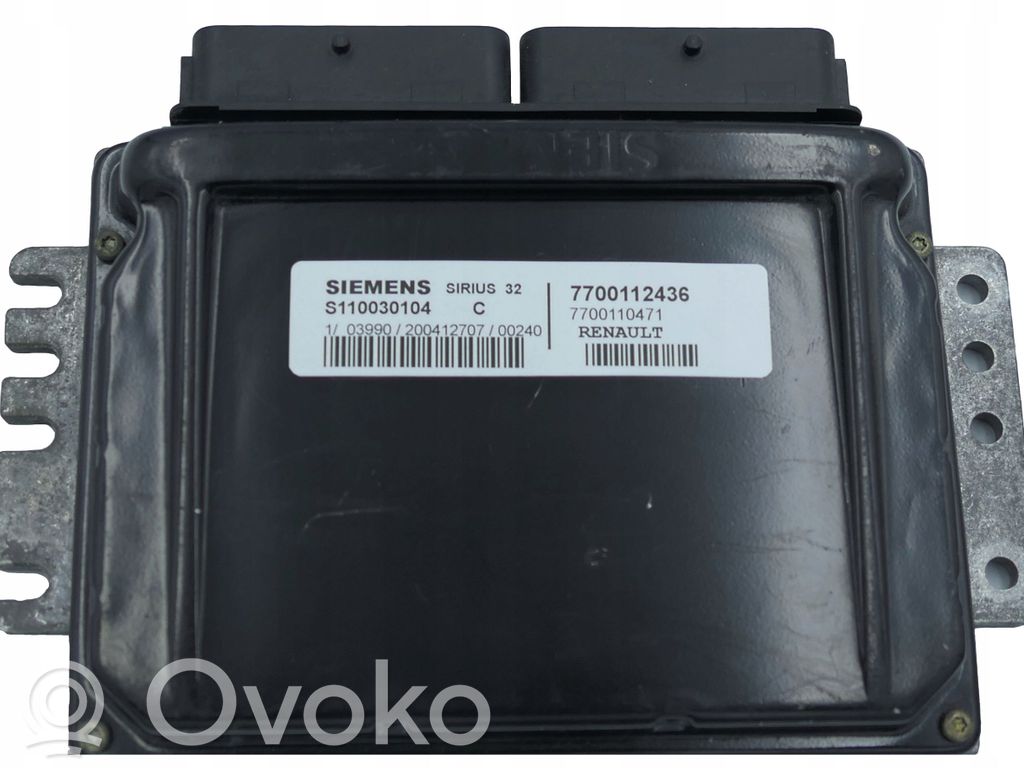 Renault Clio II Engine control unit/module 