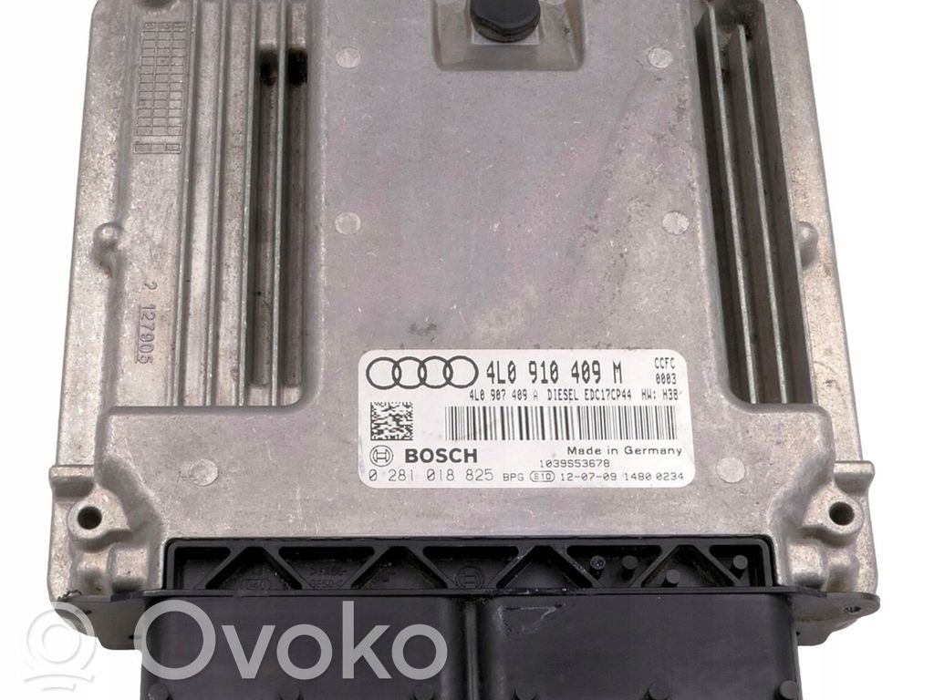Engine control unit/module   4L0910409M,0281018825