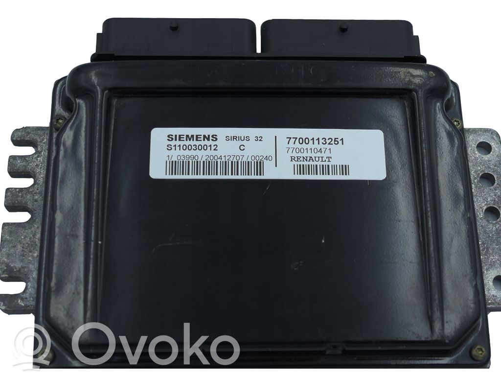 Renault Scenic I Engine control unit/module 