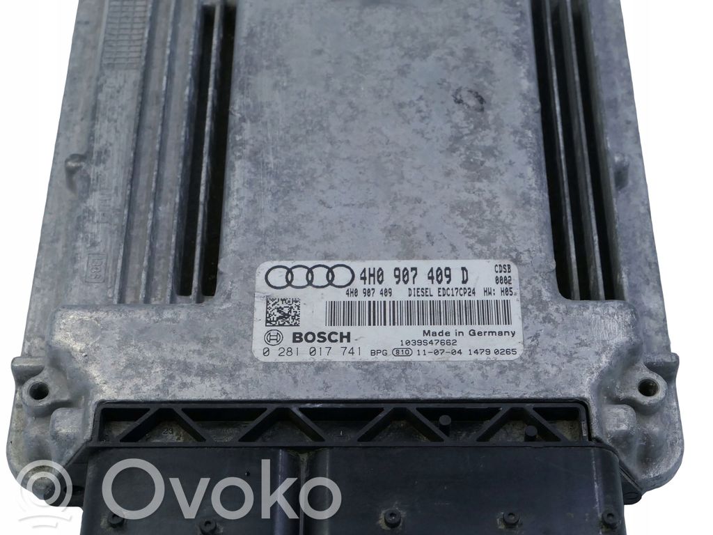 Audi A8 S8 D4 4H Engine control unit/module 