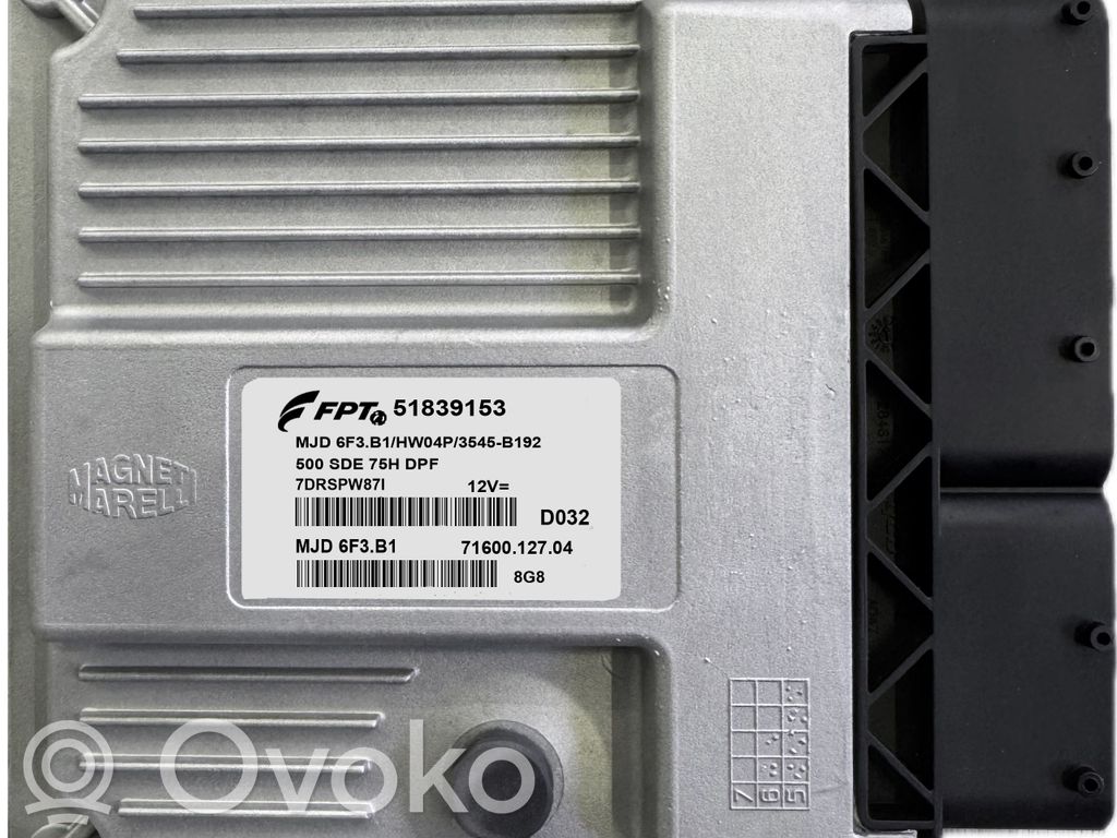 Fiat 500 Engine control unit/module 