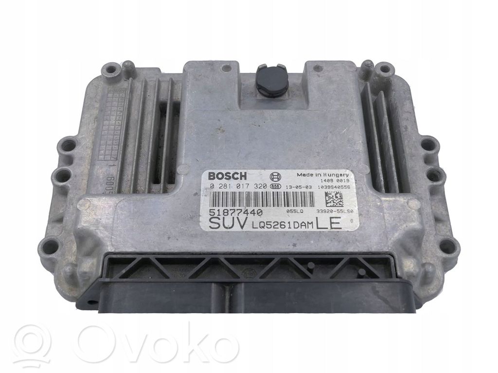 Engine control unit/module   51877440,0281017320