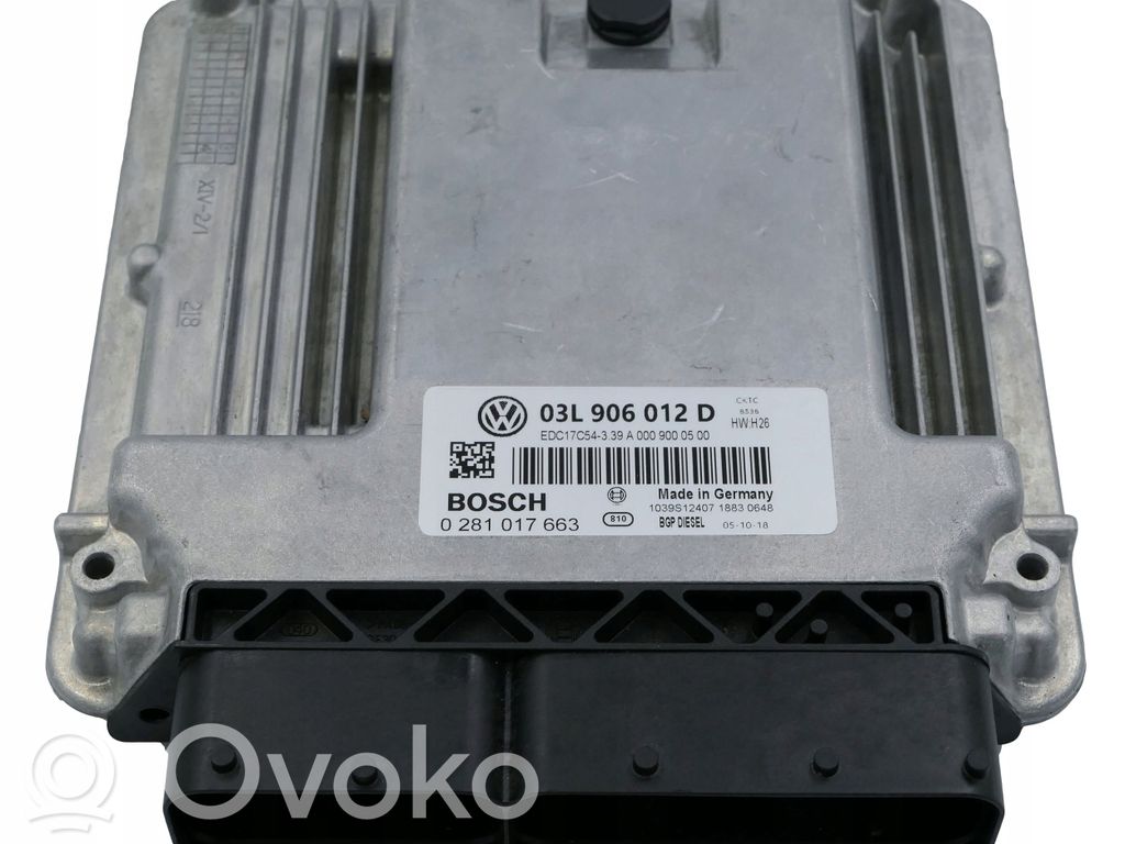 Volkswagen Crafter Engine control unit/module 