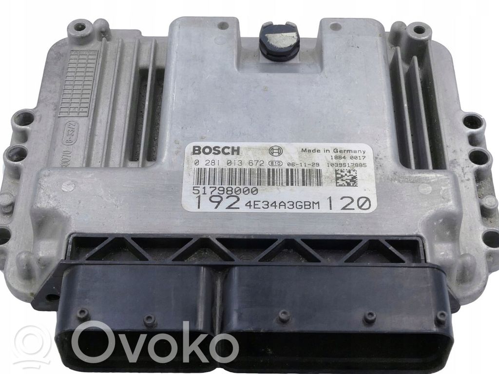 Fiat Stilo Engine control unit/module 