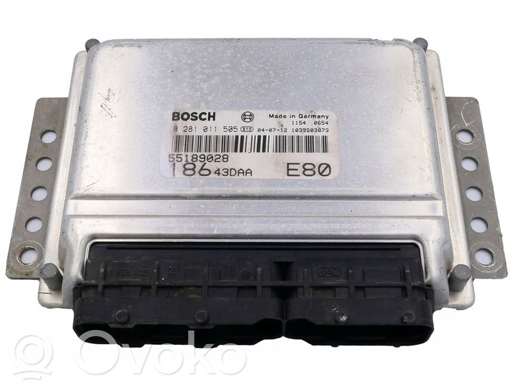 Fiat Multipla Engine control unit/module 