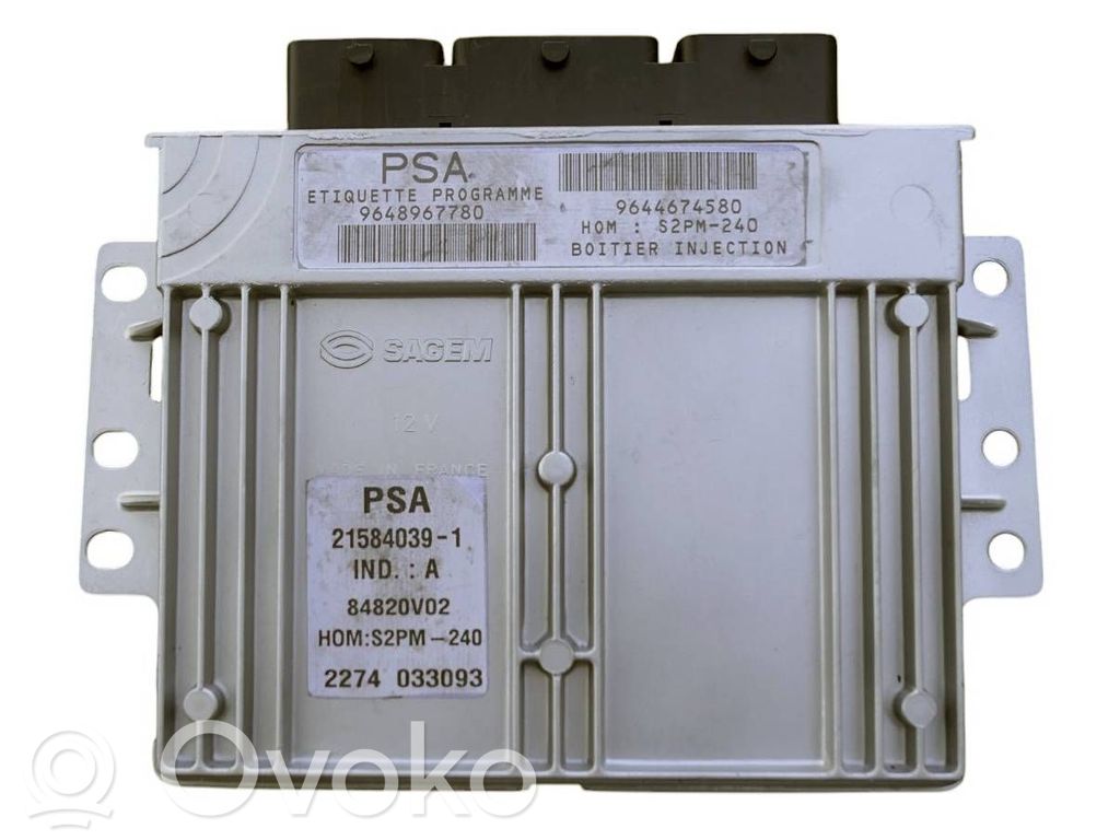 Citroen C5 Engine control unit/module 
