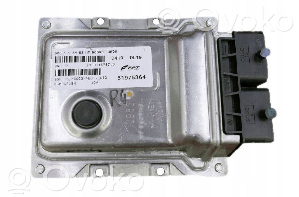 Fiat 500 Engine control unit/module 