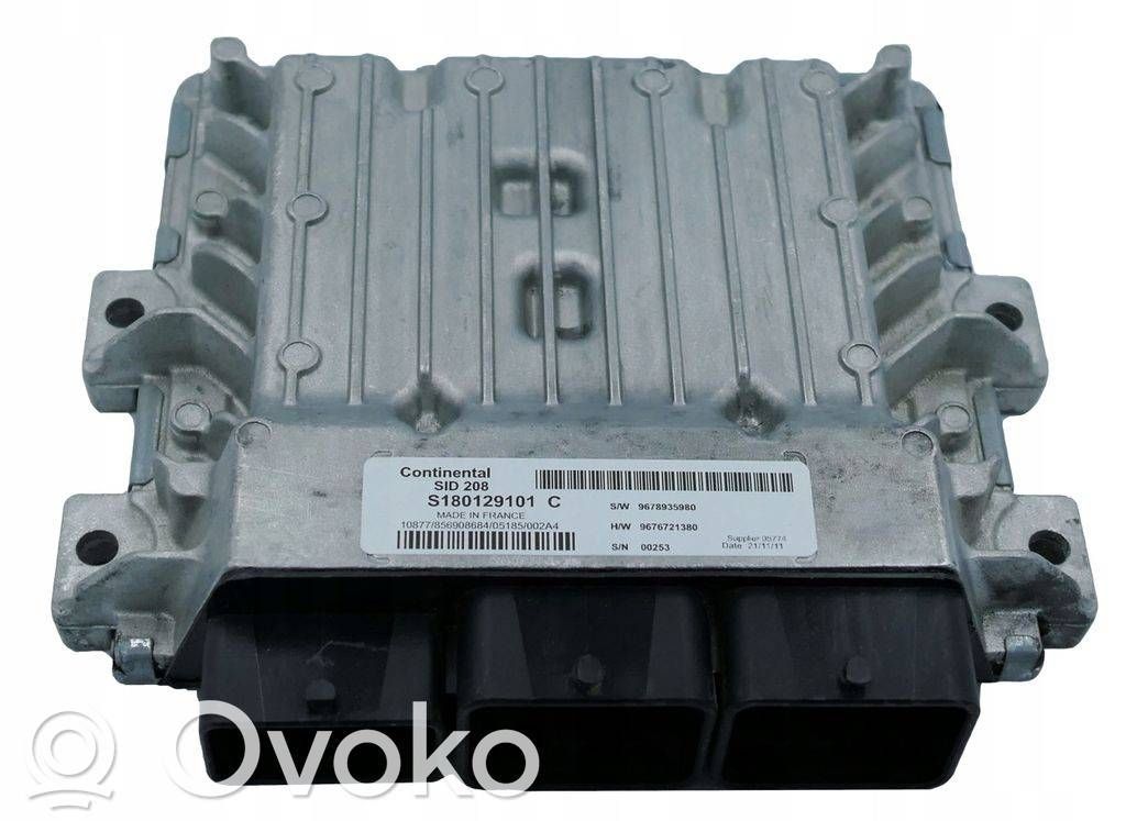 Engine control unit/module   S180129101C,9678935980,9676721380