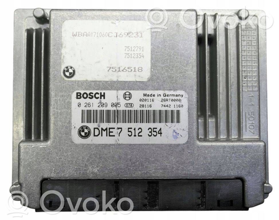 BMW 3 E46 Motorsteuergerät/-modul 