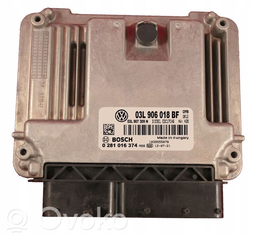Volkswagen PASSAT B6 Engine control unit/module 