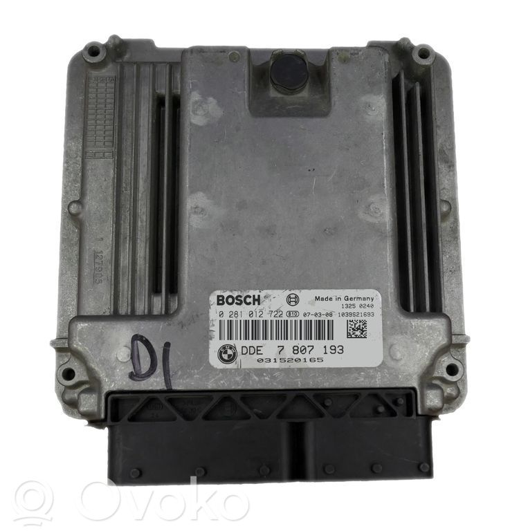 BMW 1 E81 E87 Engine control unit/module 