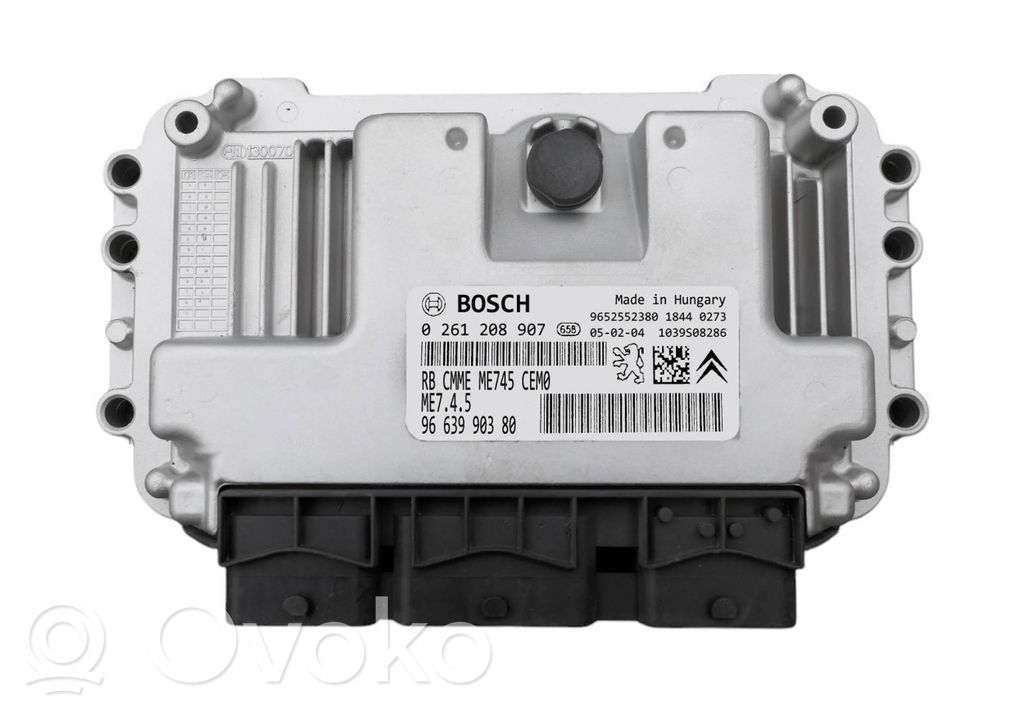 Engine control unit/module   0261208907,9663990380