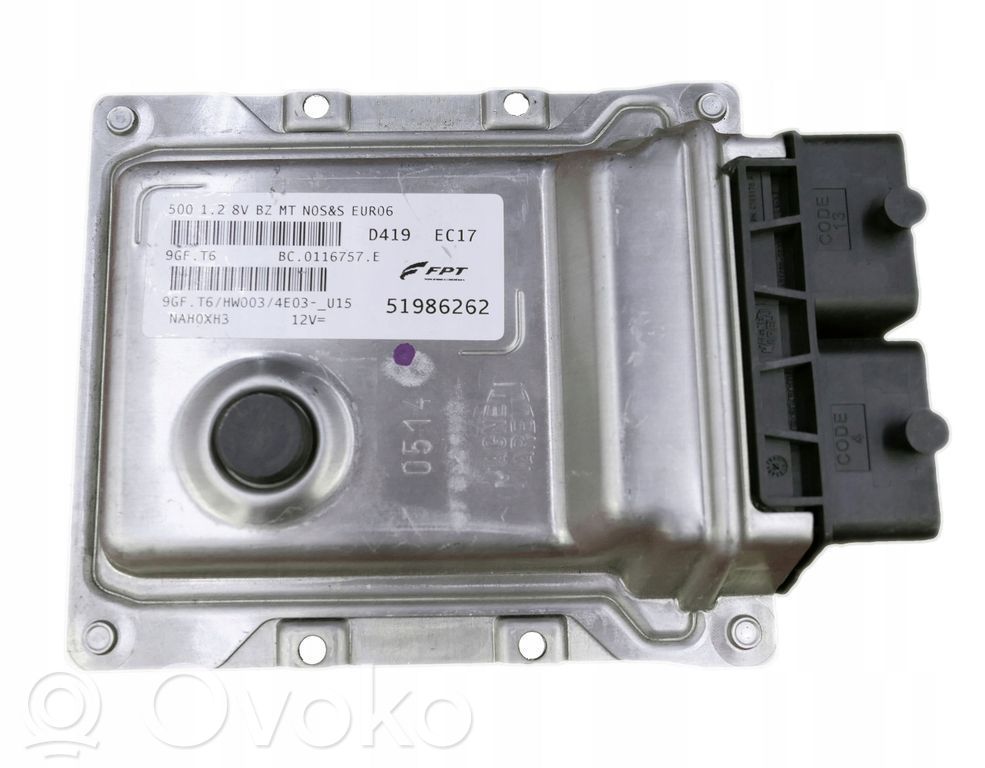 Fiat 500 Engine control unit/module 