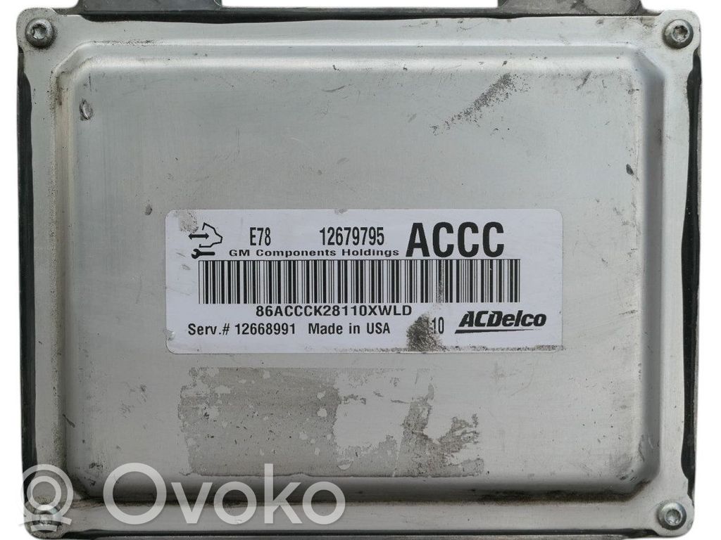 Buick Encore GX I Unité de commande, module ECU de moteur 