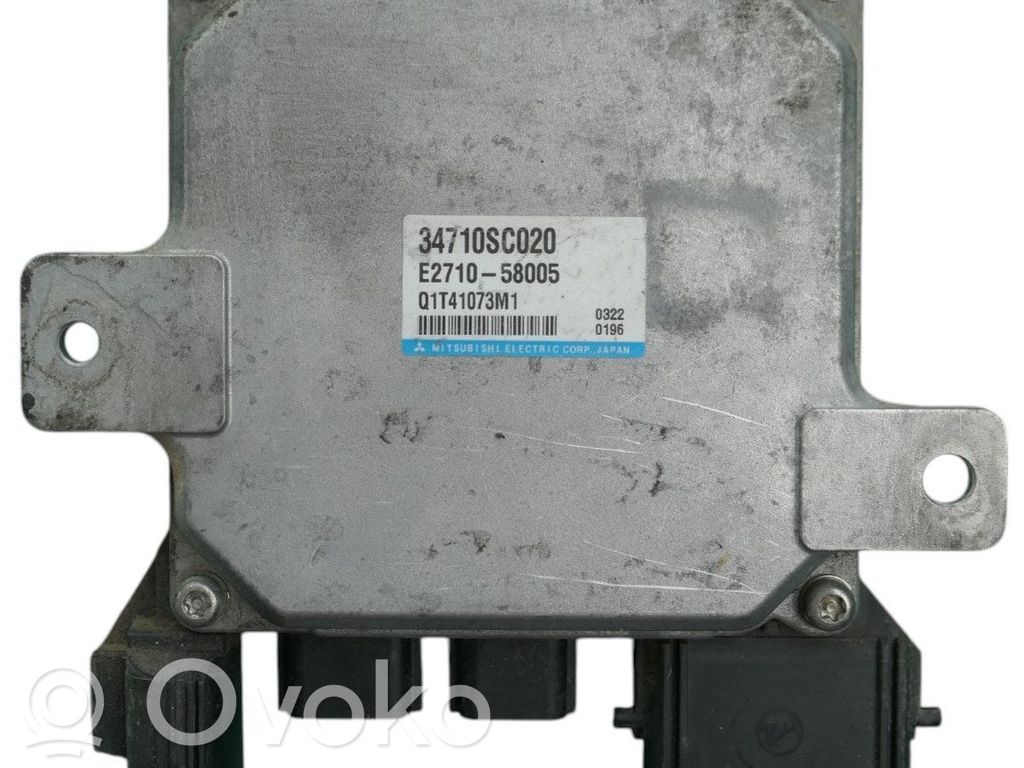 Engine control unit/module ECU   MITSUBISHIELECTRIC,34710SC020,E271058005,Q1T41073M1