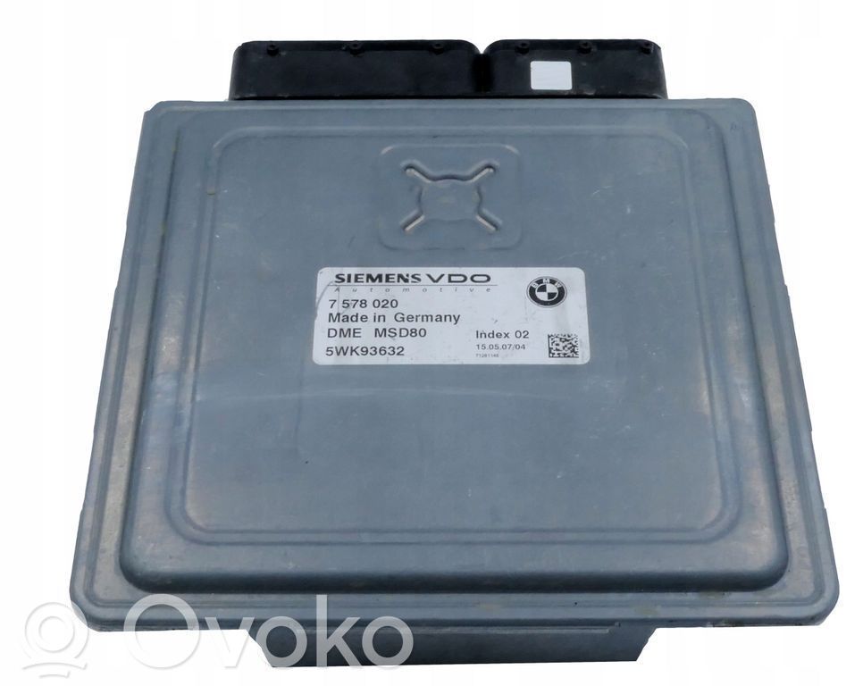 BMW X6 E71 Calculateur moteur ECU 