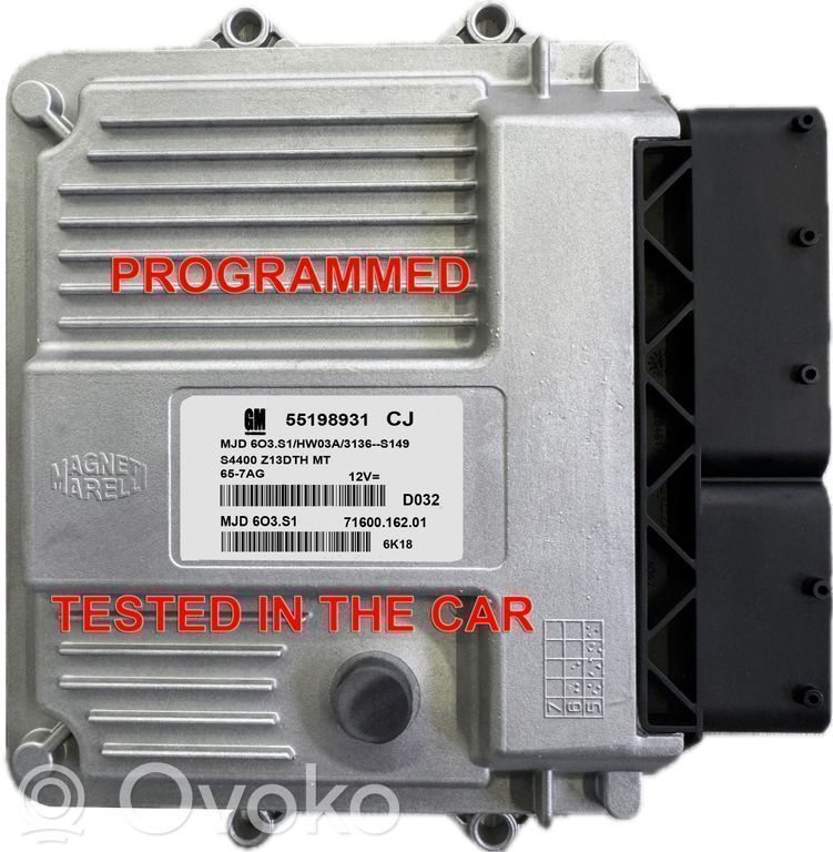 Opel Corsa D Engine control unit/module 