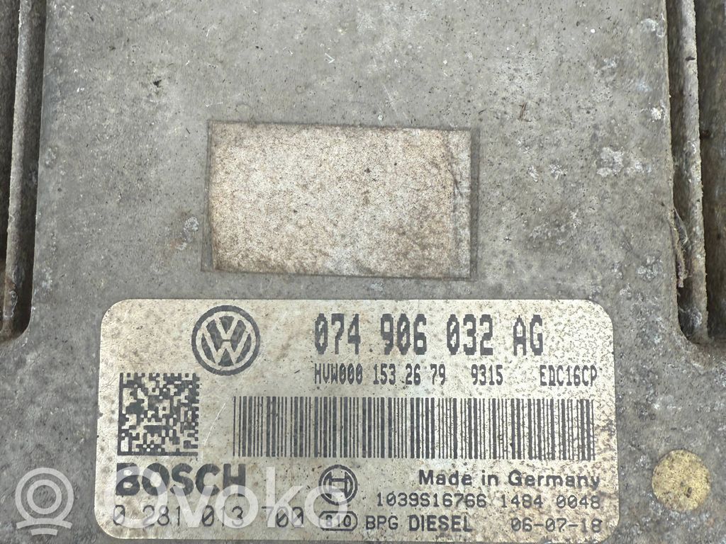 Volkswagen Crafter Engine control unit/module 