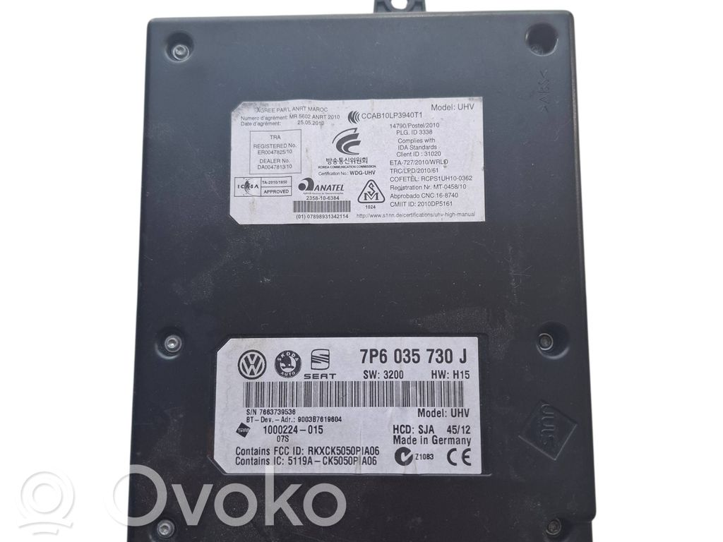 Volkswagen PASSAT B7 Bluetooth control unit module 