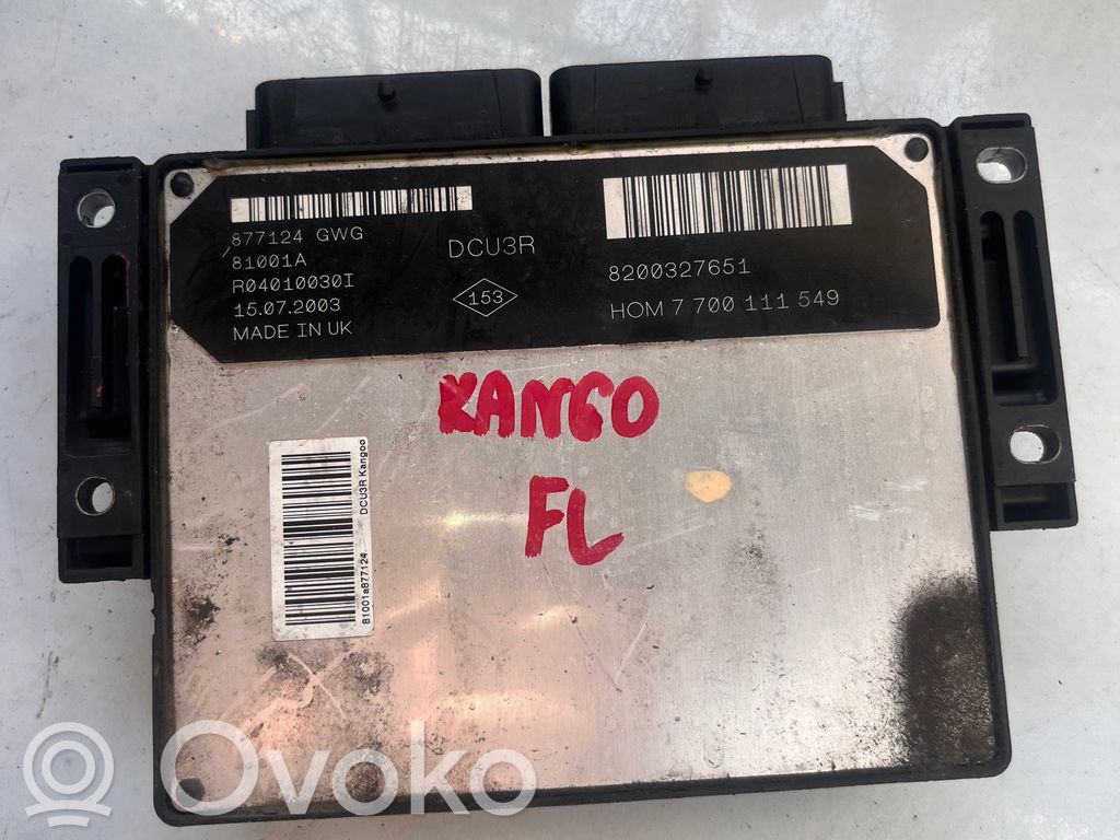 Renault Kangoo I Engine control unit/module 
