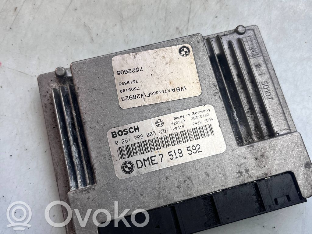 BMW 3 E46 Engine control unit/module 