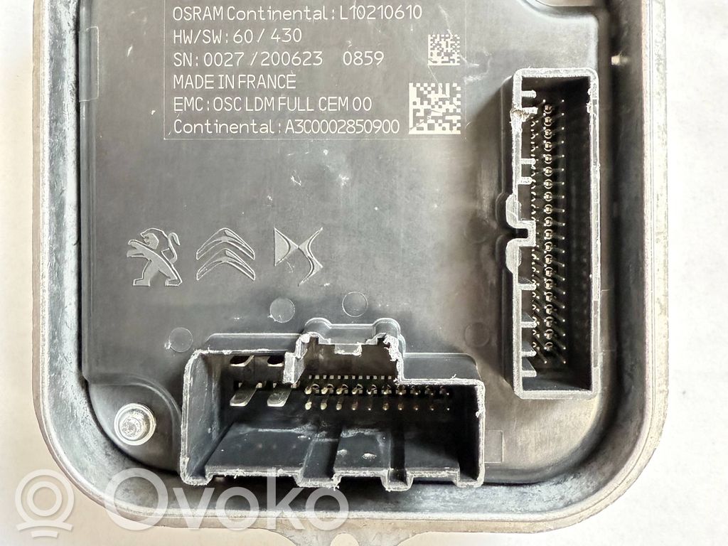 Citroen DS4 Módulo de control de balasto LED 