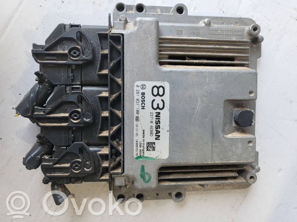 Engine control unit/module   237104EB0D,0281031100