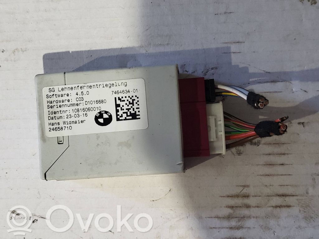Module de commande de siège   7464634,24658710,D1016680
