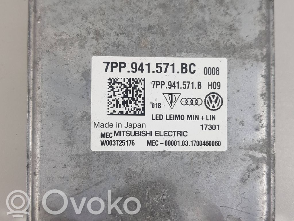 Audi A4 S4 B9 Unité de commande / module Xénon 