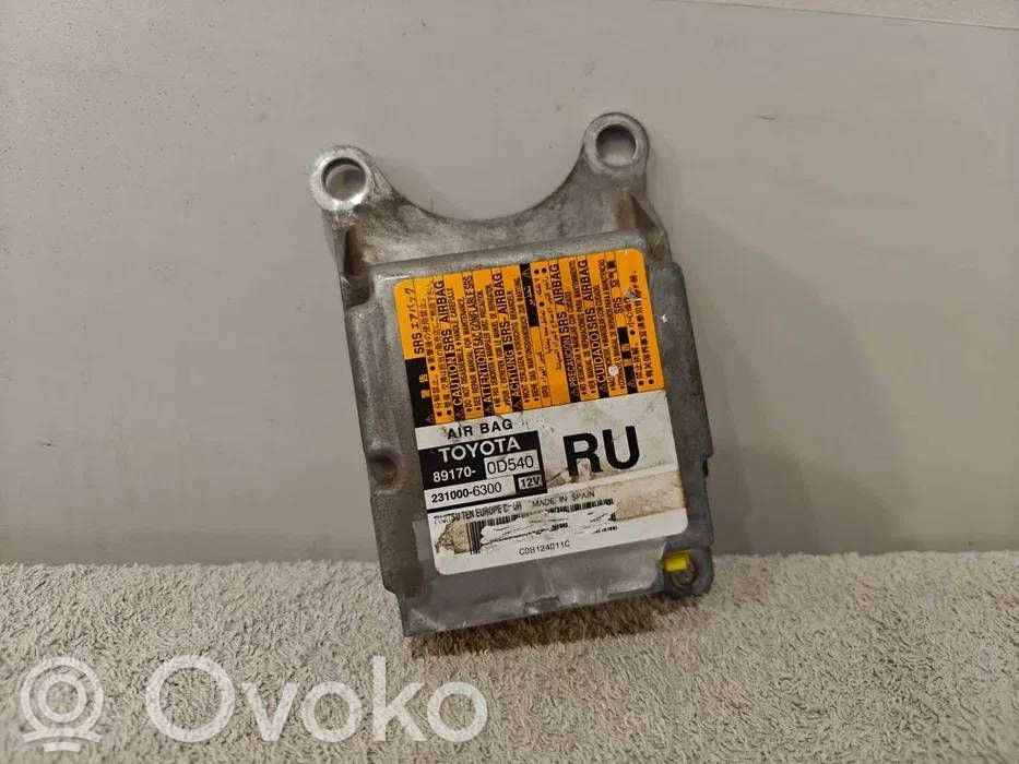 Toyota Yaris Airbag control unit/module 