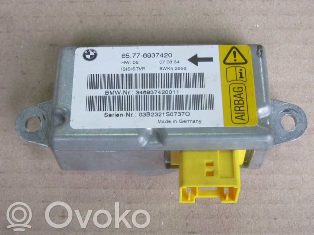 BMW 7 E65 E66 Unidad de control/módulo del Airbag 