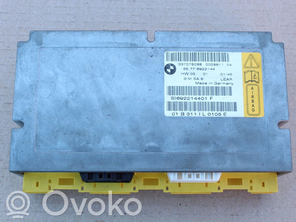 BMW 7 E65 E66 Airbag control unit/module 
