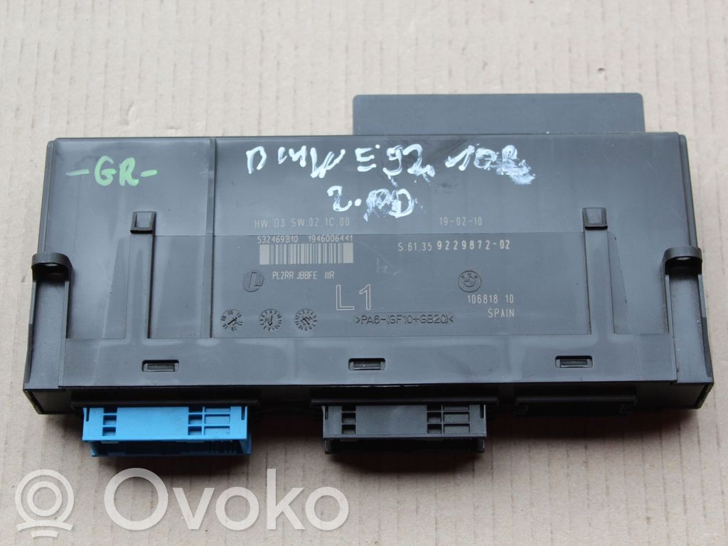 BMW 3 E90 E91 Comfort/convenience module 