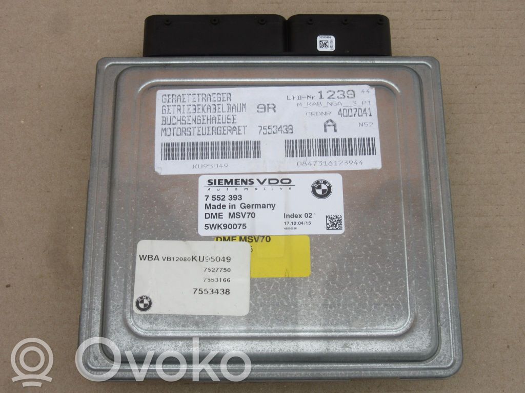 BMW 3 E90 E91 Sterownik / Moduł ECU 