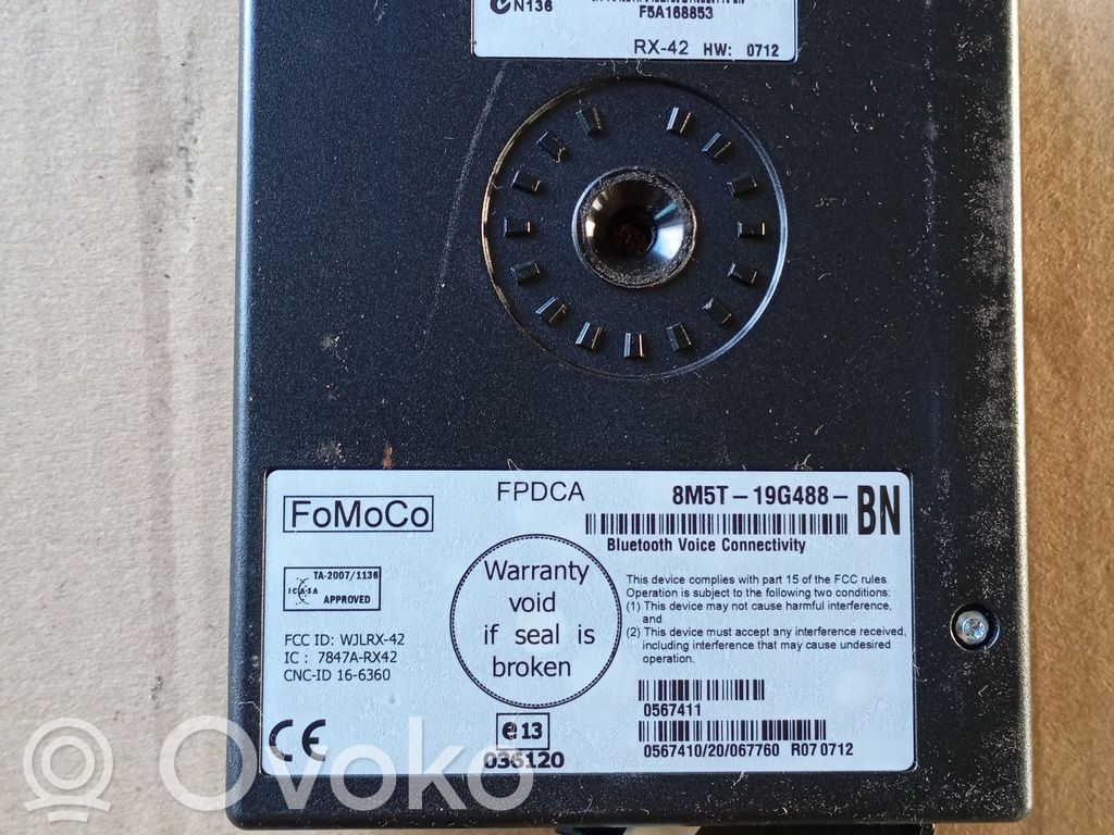 Ford Transit -  Tourneo Connect Bluetooth control unit module 