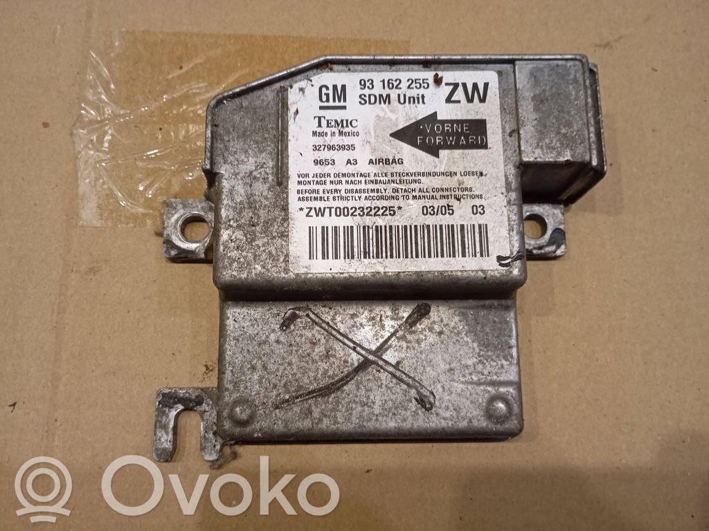 Opel Tigra B Airbag control unit/module 