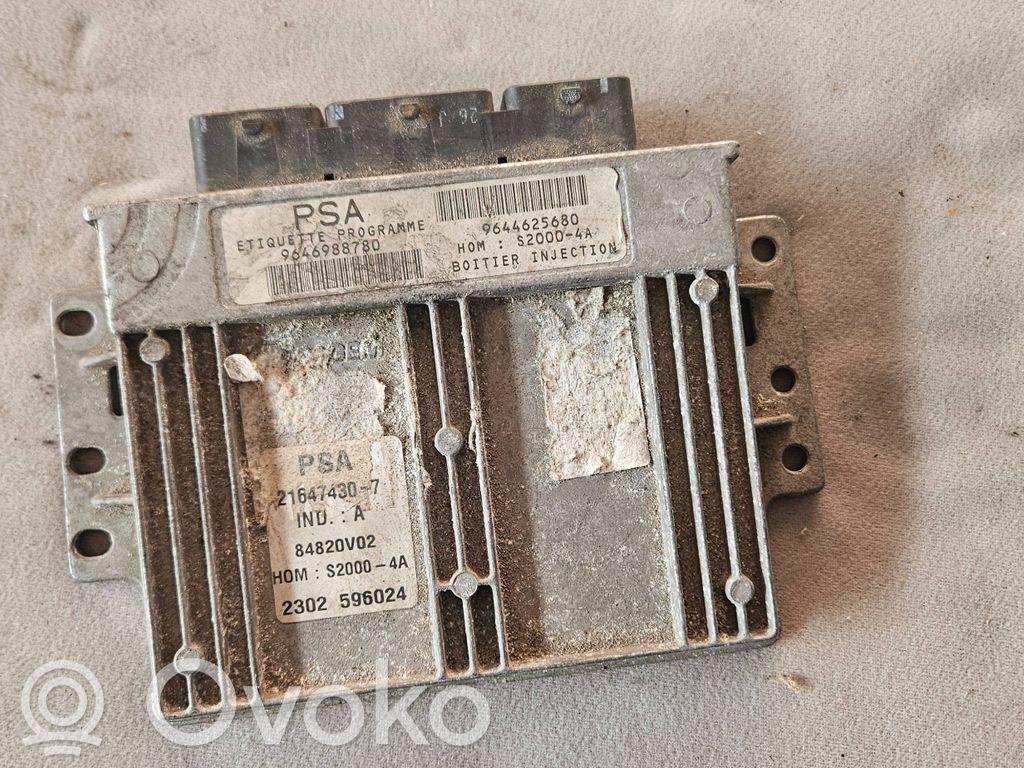 Peugeot 206 Engine control unit/module 
